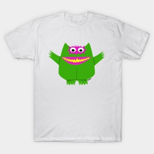 Green and Pink Nauga T-Shirt